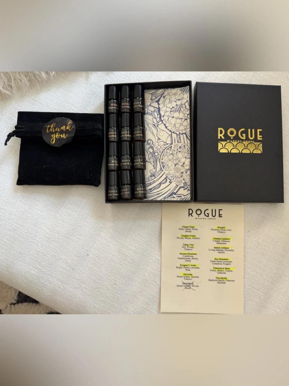 NWT Rogue Perfumery discovery set. 1.5ml rollerball samples $8 each or bundle